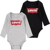 Levi's Kids Body met lange mouwen LS 2PK BATWING BODYSUIT (2-delig)