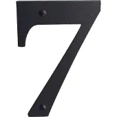 HDD pro Huisnummer 7 Retro Zwart