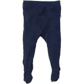 Joha - Kid's Leggings with Foot - Merino-ondergoed 100, blauw