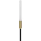 Lombardo Linfa 120 Grondpaal Black | Brass | 3000K IP66 Lichtbron Inbegrepen