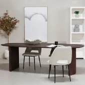 Giga Meubel Eettafel Feline Walnoot 200cm