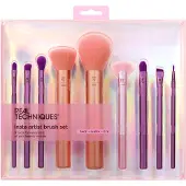 Real Techniques Makeup Brushes Face Brushes Insta Artist Brush Set 360 Detailer Brush x1 + 306 Instapop Eye Crease Brush x1 + 320 Blending Crease Brush x1 + 204 Buffing Brush x1 + 219 Ultimate Powder