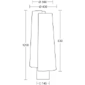 HerzBlut Vloerlamp Jojo, bruin / roest, Woon-/ Eetkamer, Hout, Modern, vloerlamp hout