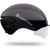 Cadomotus Alpha 3+ Aero Schaatshelm Met Shield En Visor (zwart) Zwart L/xl