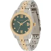 Fossil Analoog horloge 'SCARLETTE' goud / groen / zilver