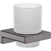 Hansgrohe Tandenborstelhouder AddStoris Geborsteld Zwart Chroom