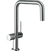 Hansgrohe talis m54 eengreeps keukenmengkraan u 220 met stopkraan voor vaatwasser, chroom