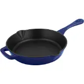 Carl Schmidt Sohn GmbH ALPEN koekenpan, diameter: 26 cm, gietijzer, geëmailleerde coating, blauw