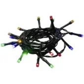 Konstsmide LED-lichtketting, met aan/uit-schakelaar, 6-uurs timer, 10 gekleurde LED-lampjes, batterij