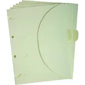 Tarifold collection Documentenmap TARIFOLD Smartfolder, formaat A4, voor max. 80 vel, karton, crèmekleurig, 6 stuks