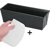Coock - Bakvorm - Cakeblik met Antiaanbaklaag - Cakevorm - Bakblik 25 cm - Incl. Deegschraper & E-Book