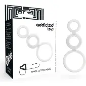 Adicted Toys ADDICTED TOYS | Addicted Toys Rings Set For Penis Transparent