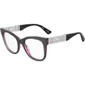 Moschino MOS641 52/19/140 Geanodiseerd grijze Acetaat monturen VROUW MOS641