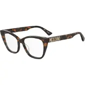 Moschino MOS642 52/15/140 Havana Acetaat monturen VROUW MOS642