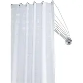 Sealskin Douchegordijnstang Umbrella Hoek RVS Chroom