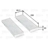 Valeo 715748 Interieurfilter