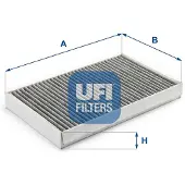 Ufi 54.155.00 Interieurfilter