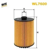 WIX FILTERS WL7600 Oliefilter