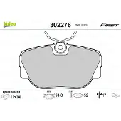 Valeo 302276 Remblokken