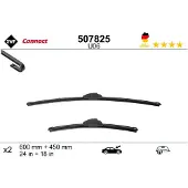 Valeo SWF U06: Ruitenwisserbladen voor, 600 mm en 450 mm