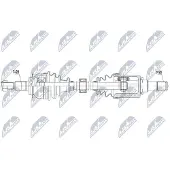 NTY NPW-MZ-054 Aandrijfas