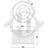 Diederichs DCI0036 Interieurfilter