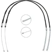 RIDEX 124C1187 Handremkabel