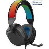 JLab Nightfall Bedrade Gaming Headset Zwart Bedraad, 3,5 mm AUX consolekabel (Bedraad), Gaming headset, Zwart