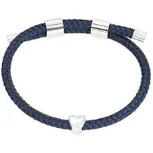 Ixxxi Armband Cosy Heart Blauw | Zilver