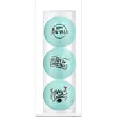 Legend Golfballen Gift Set Merry Christmas-Happy Newyear Blauw