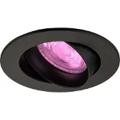 LEDVION - SMART LED Inbouwspot Rio - Zwart - Dimbaar