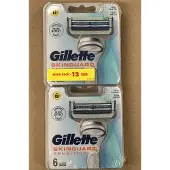 Gillette SkinGuard Sensitive Scheermesjes Aloë Vera - 12 Navulmesjes