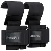 Gorilla Sports Liftingstraps met haken