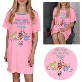 Sarcia.eu DISNEY Toy Story Neonroze nachtjapon met korte mouwen, dames