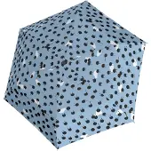 Knirps Paraplu U.200 Ultra Light Duomatic Rainy Day Ice Lichtblauw