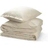 Yumeko Dekbedovertrek set Flanel 140x220 Natural - Eco, Bio & Fairtrade