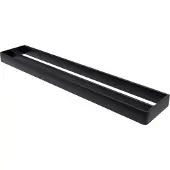 Haceka Handdoekhouder Dubbel Aline Black 60,8x3,5 cm Aluminium Mat Zwart
