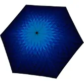 Doppler paraplu Carbonsteel Mini Slim Fusion Blue blauw