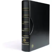 Leuchtturm Ringband met cassette Grande Classic zwart - geschikt voor A4 formaat