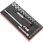 Facom module foam 1/2" doppen 6 kant en ratel - l3 - MODM.S161-36
