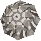 Doppler Paraplu Carbonsteel Magic Euphoria Grey Grijs Veelkleurig