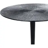 Beliani EUCLA - Bijzettafel - Zwart - Aluminium