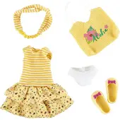 DOBENO Käthe Kruse Spring Queen Outfit Tienerpop Kledingset 5-delig