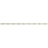 String Relief Haakrail 123 Cm - Haken en hangers Aluminium Beige - RELIEF-HR-1230-302