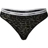 Calvin Klein Underwear String zwart / wit