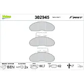 Valeo 302945 Remblokken
