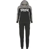 Lonsdale Joggingpak grijs / zwart / wit
