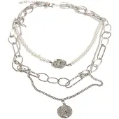 Urban Classics Ketting 'Ocean' zilver