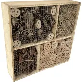 Garden Spirit Insectenhotel 4-vaks - Insectenhuis - - Houtkleur - I