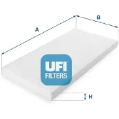Ufi 53.078.00 Interieurfilter